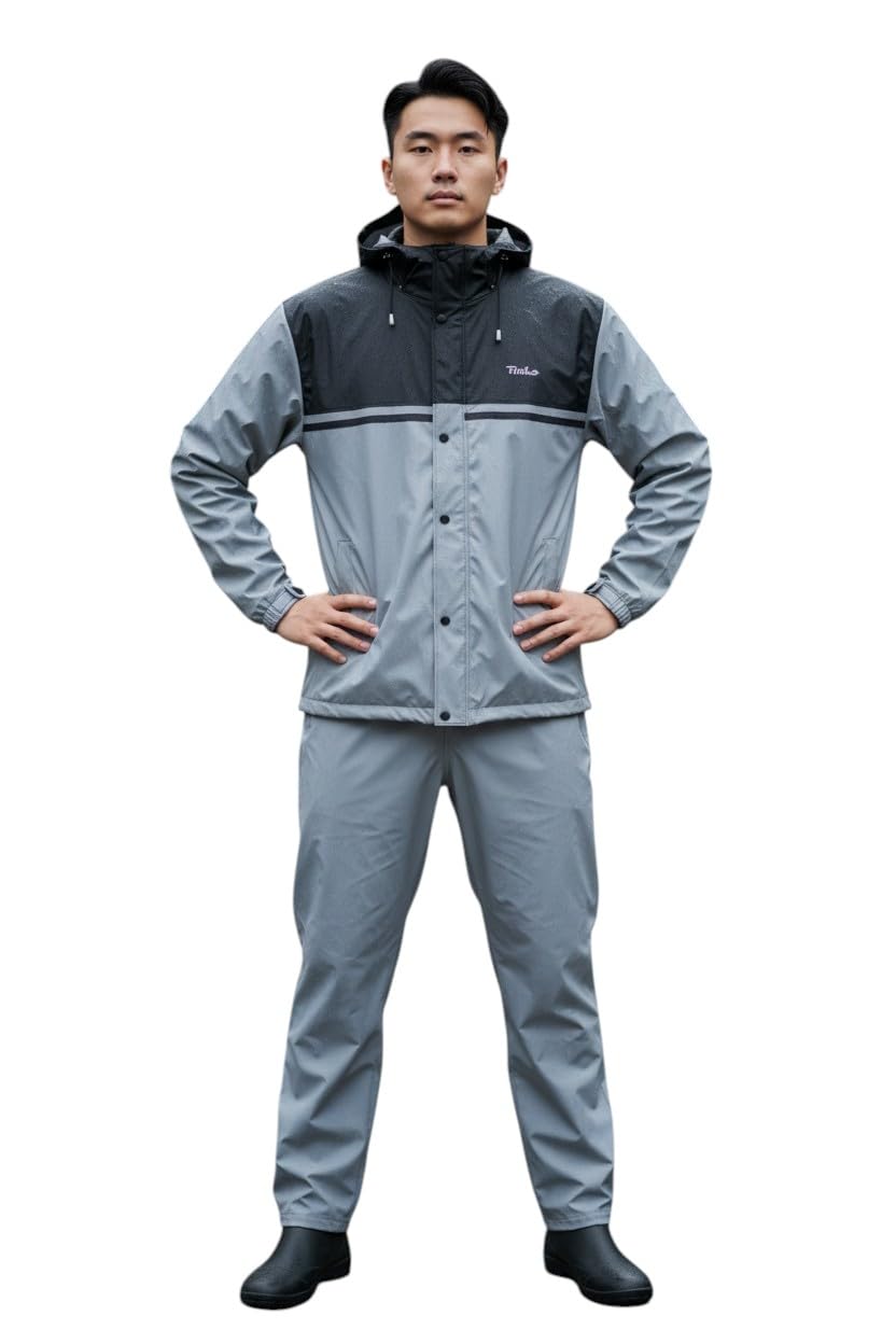 trustous ligthweigth Men’s Plastic Raincoat – Fancy Stylish Monsoon Wea-picture-43