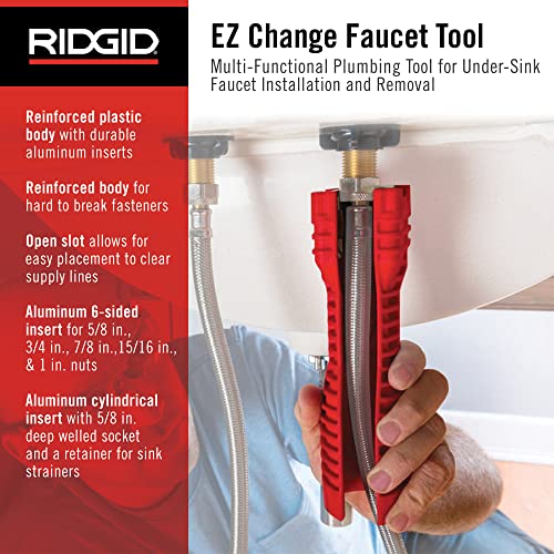 RIDGID 57003 EZ Change Plumbing Wrench Faucet Installation and Removal Tool - Image 2