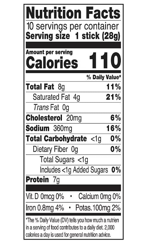 Famous Original Meat Sticks. Each pack includes 10 individually wrapped 1 oz. sticks, making them perfect for on the go enjoyment, lunchboxes, or a quick protein boost any time of day. Crafted with 100 percent beef and premium ingredients, these meat sticks deliver the same iconic flavor that has made Nathan's a household name for over a century. Gluten free and made without artificial colors or flavors, they are a wholesome choice you can feel good about. Each stick is a good source of protein, helping to keep you fueled and satisfied whether you are at work, at the gym, or on an adventure 10 ct 1 oz Each [ 10 oz . 0.6 Pound ]
