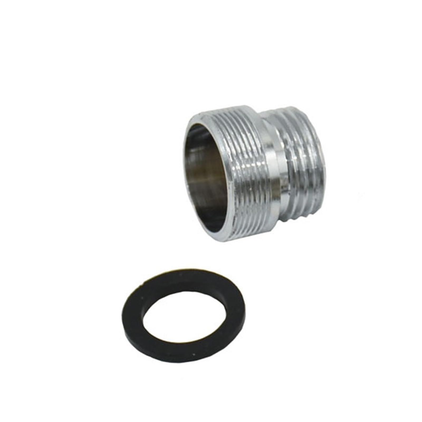 Hwww Men's M24 To 1I2 Silver M22 M24 To 1/2" Brass Threaded Connector For Faucet Conversion Connector Repair Garden Fittings 1Pcs