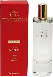 Red Temptation Summer Eau De Parfum for Women 80ML (2.71 fl. oz) Floral, Woody & Musky Scent with Orange Blossom, Jasmine & Saffron Long-Lasting & Addictive Fragrance