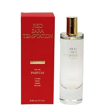 Zara Red Temptation Summer Eau De Parfum for Women 80ML 2.71 fl. oz Floral, Woody & Musky Scent with Orange Blossom, Jasmine & Saffron Long-Lasting & Addictive Fragrance