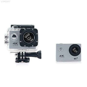 IVELECT F4D5 1080P Full HD Sport Action Camera 30m Silver 2.0'' LCD Camcorder Photo