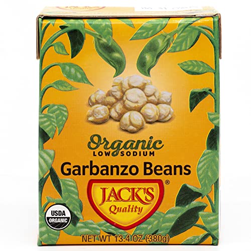 Jack'S Quality Jack'S Beans 00272513 Jack'S Organic Chickpeas Garbanzo Beans 13.4 Oz. thumb #1