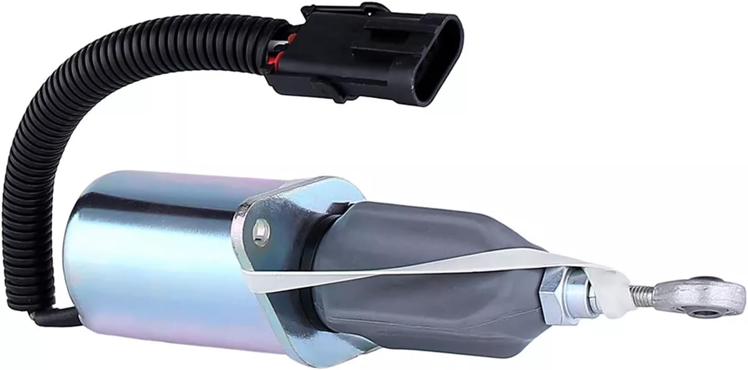 12V 4946639 Fuel Shutoff Solenoid Compatible for Cummins 5.9L 8.3L P7100