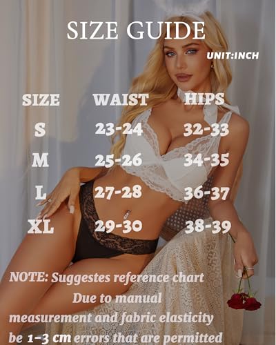 READY TO LOVE Cotton Underwear Women 9 Pack Soft Lace Thongs Sexy Lingerie - image 6