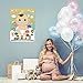 Fepito Baby Shower Party Games - Pin The Dummy On The Baby Game with 24pc Pacifier Stickers