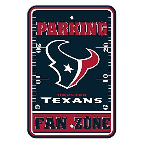 Fremont Die NFL Houston Texans Plastic Parking Sign