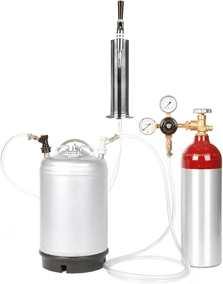 Nitrogen Stout Beer Keg Kit 3 Gallon Keg, Aluminum