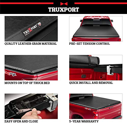 RealTruck TruXedo TruXport Soft Roll Up Truck Bed Tonneau Cover | 231001 | Fits 2019 - 2023 Ford Ranger 5' 1" Bed (61") - Thumbnail 3