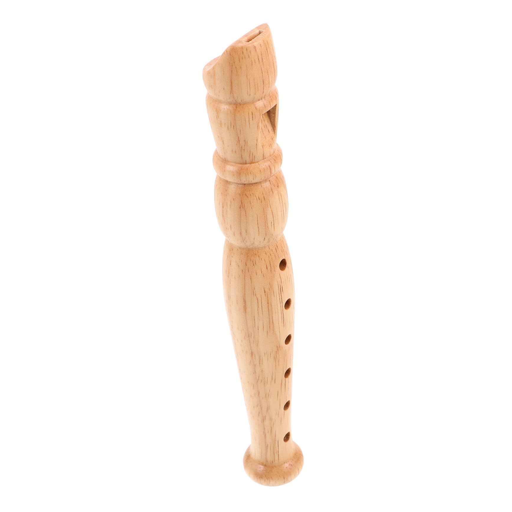 Sosoport Wooden Recorder Beginner Friendly Piccolo Instrument for Music Education Safe Durable Wood Design for Young Musicians Inspiring Creativity