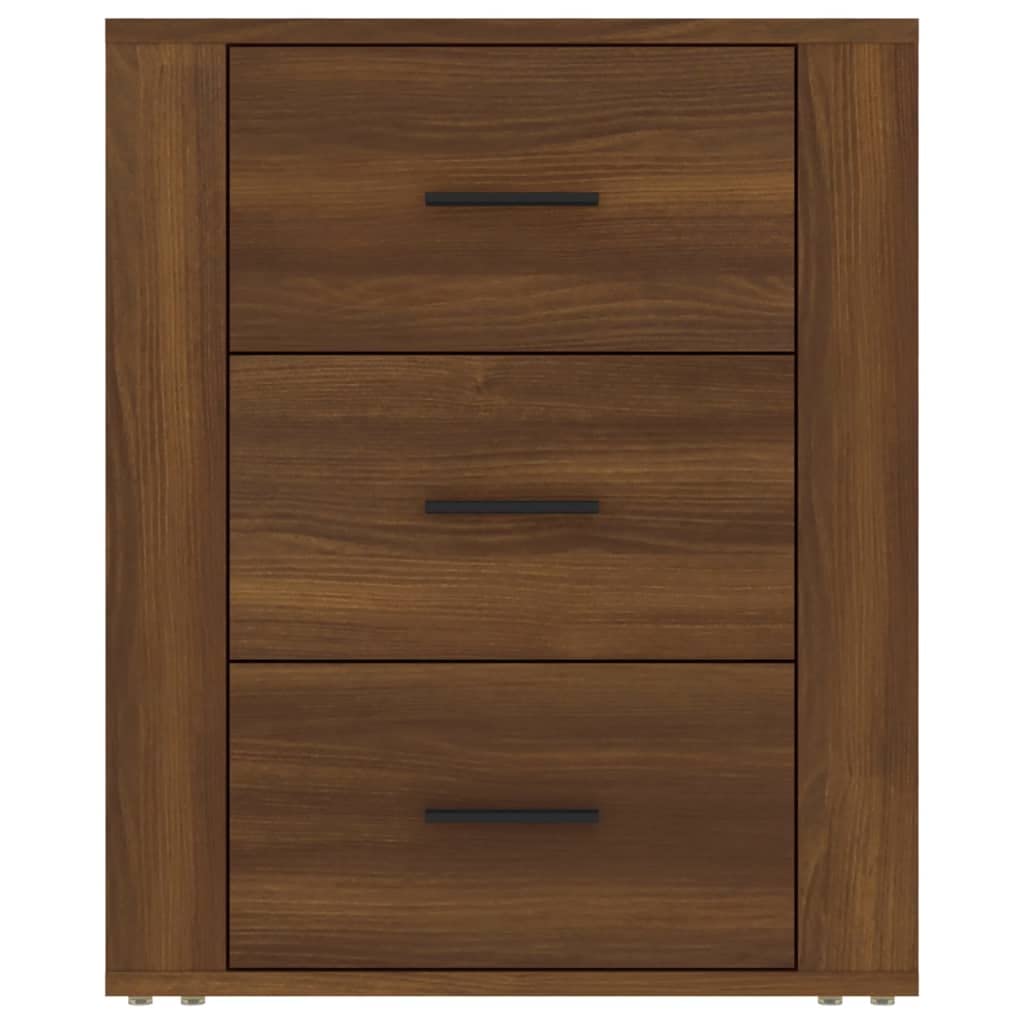 Nachtkastje 50x36x60 cm bewerkt hout hoogglans wit kopen