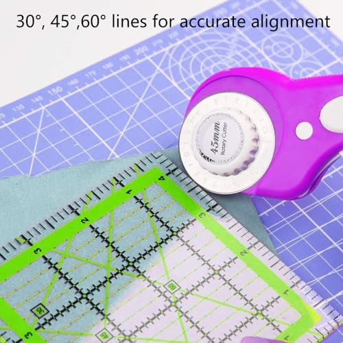 image for ZICALSO Quilting Rulers,4 Quilting Square Templates(3.5