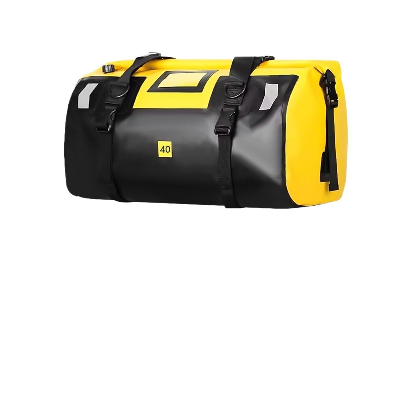 Waterdichte motorfiets achtertas | 40L plunjezak
