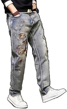 厨二病】SSC 8WAY patch denim pants Patchwork Denim in Pinstripe