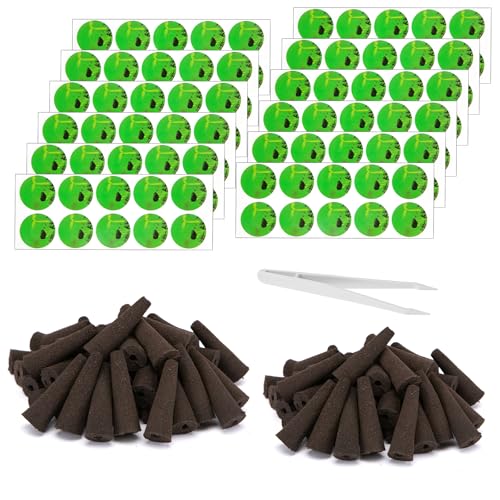 Image of 241Pcs Hydroponic Pods Kit, Compatible with AeroGarden, Grow Anything with 120Grow Sponges, 120Labels & 1 Tweezers, Indoor Hydroponic Supplies for Vegetables Herbs Lettuce