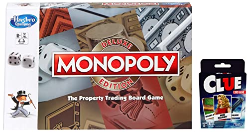 Image of Monopoly Deluxe Edition Game & Nerf Fang QS-4 Targeting Set - 13-Piece Alpha Strike Set Includes Toy Blaster