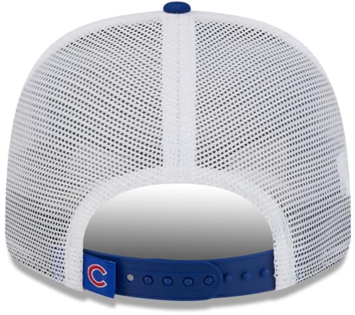 New Era Chicago Cubs Trucker 9Seventy Snapback Adjustable Hat Blue miniatura 2