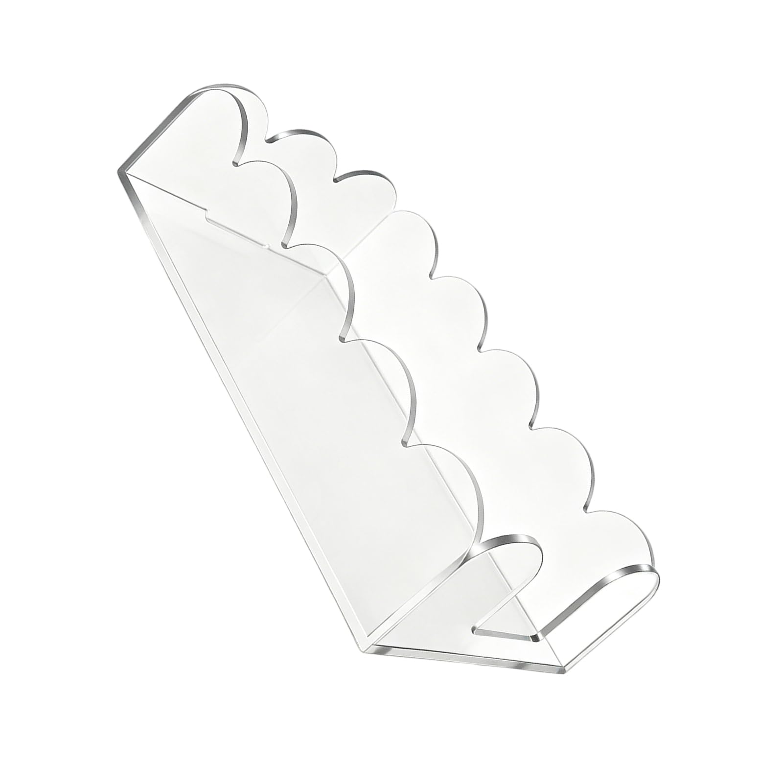 Kalttoy Waved Edges Acrylic Napkin Holder with or Without Feet for Dining Table and Kitchen Storage Napkin Dispenser