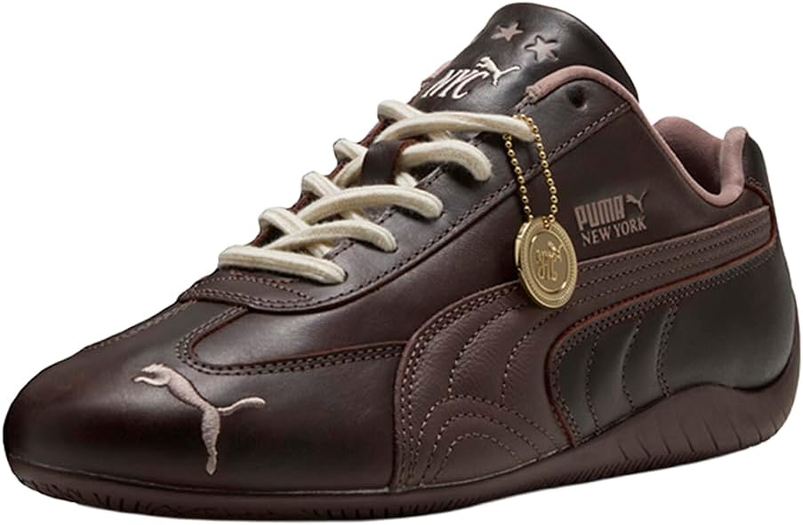 PUMA Womens Speedcat Og New York Lace Up Sneakers Shoes Casual - Brown