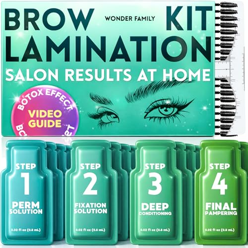 Brow Lamination Kit and Tint Ready System – Professional Eyebrow Lamination Kit for Women, At Home...