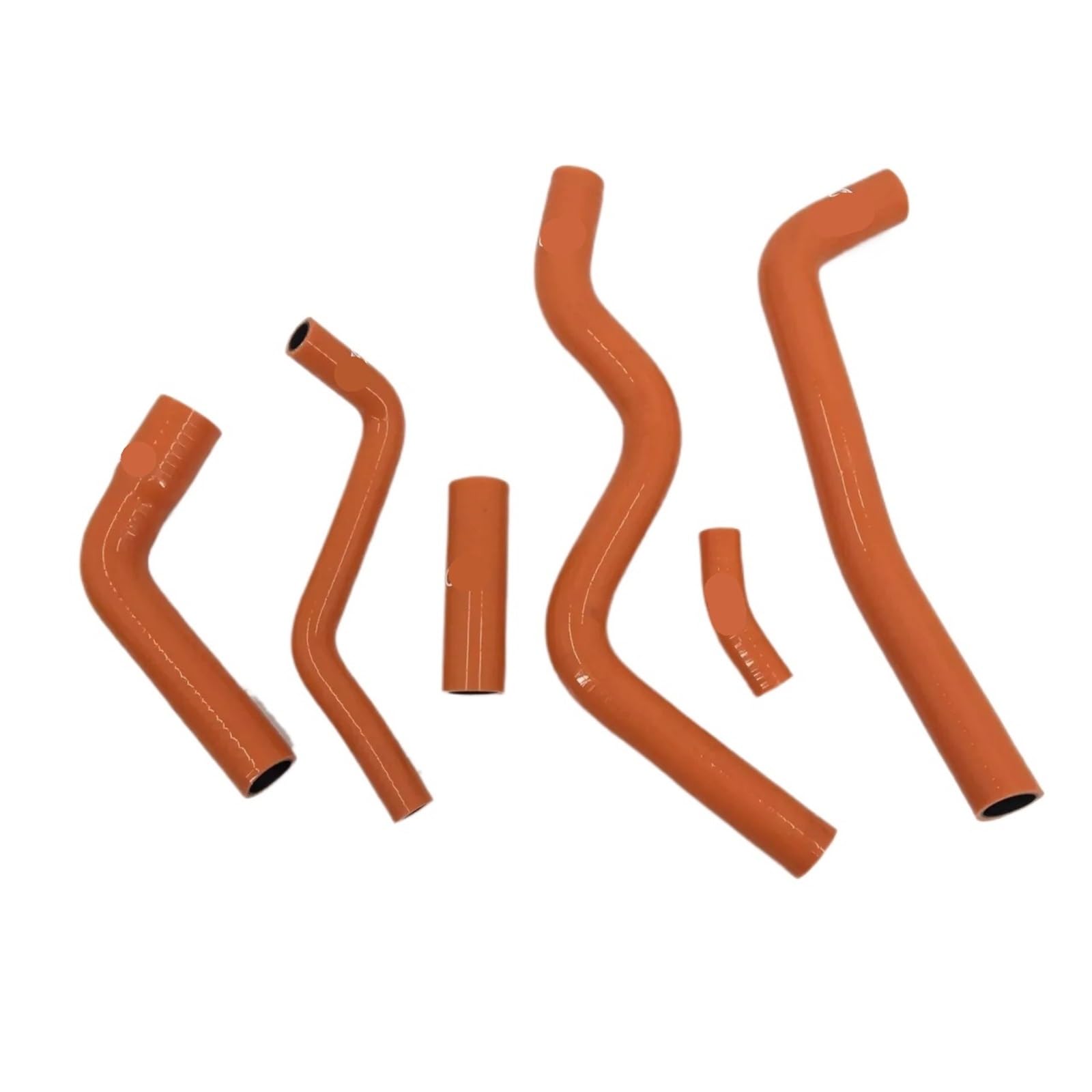 Pressure Sensor Hose Zestaw silikonowych przewodów chłodzących do chłodnicy Yamaha FZ6 Fazer S2 2008-2009-2010(Dark Orange)