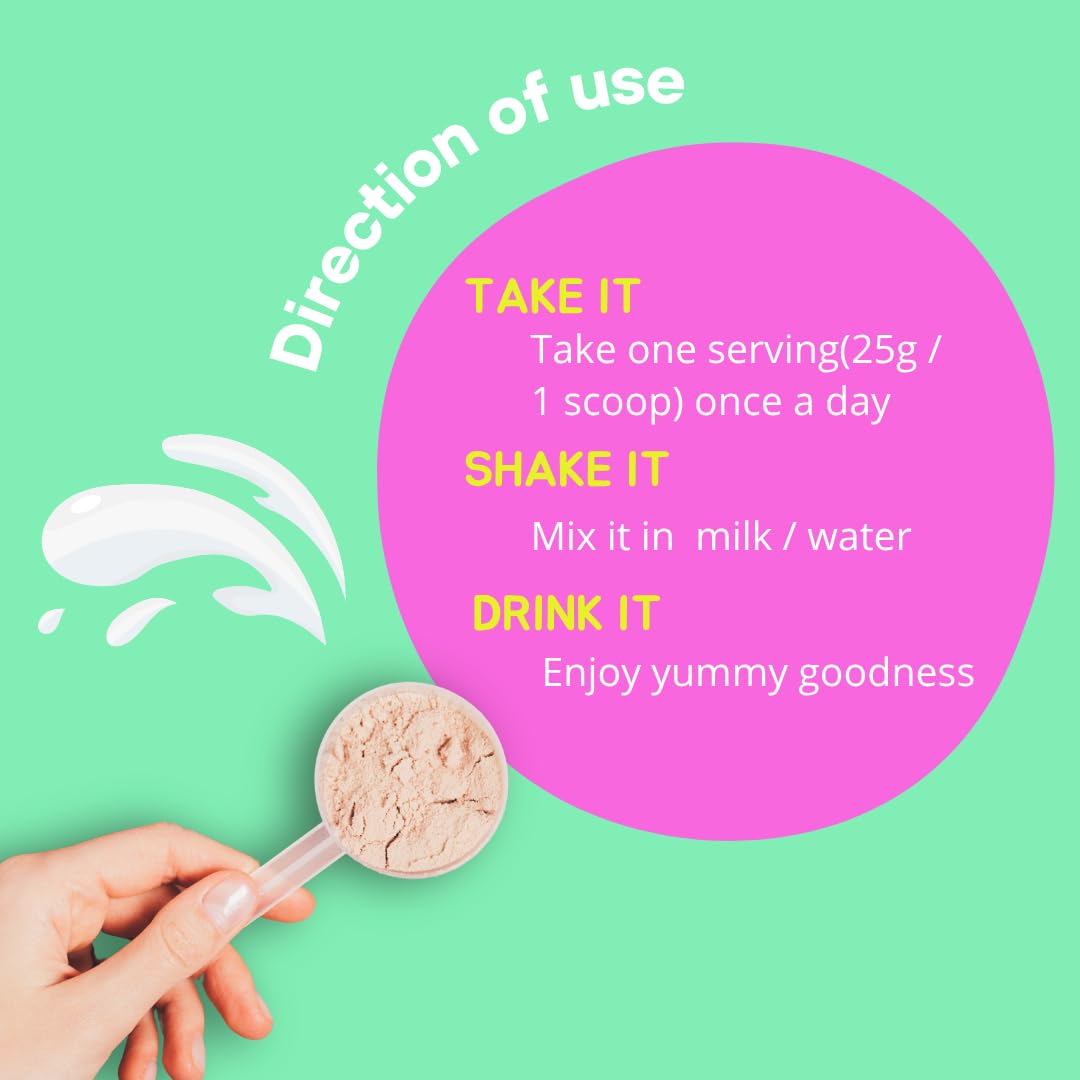 Lactify Lactation Protein Powder with Shatavari to increase Breast Milk for Feeding Mothers 325 g Vanilla Elaichi Flavour | Mother's Recovery with 23 Essential Nutrients | No Refined Sugar & Preservatives — Amazon image 10