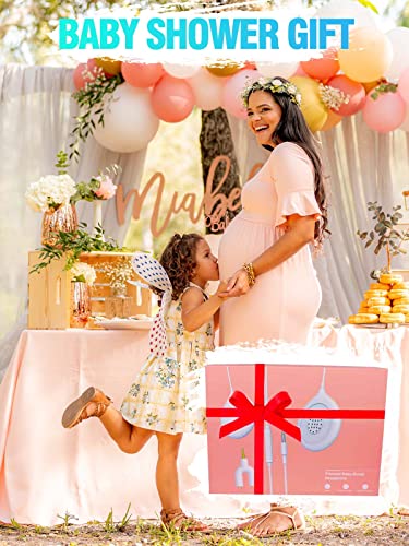 pregnancy headphones for bellybelly headphones for pregnant womensafely play music to your baby in the wombwith adapter cablegood sound qualityeasy to operatepink