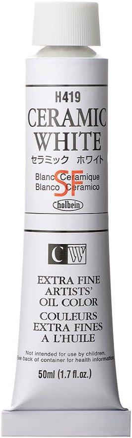 Holbein Artists Oil 50ml Ceramic White