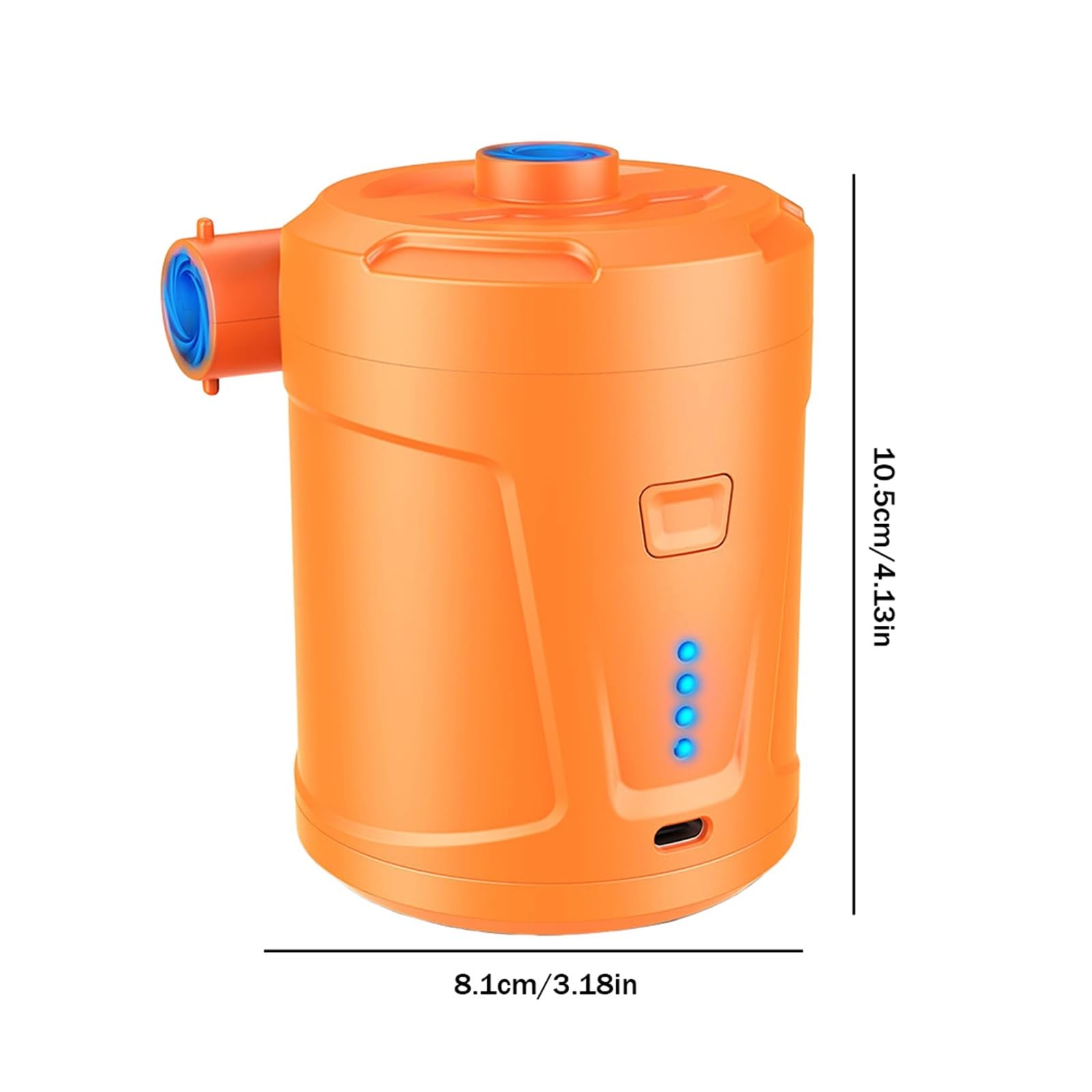 Inflador Electrico, Inflador de anillo de natación con bomba de aire eléctrica inalámbrica de 5000 mAh y carga USB for camas de aire.