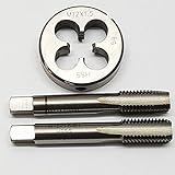 M12 x 1,5 M12 x 1,5 Schneideisen + 2 tlg. Handgewindebohrer Feingewinde Gewindebohrer Set