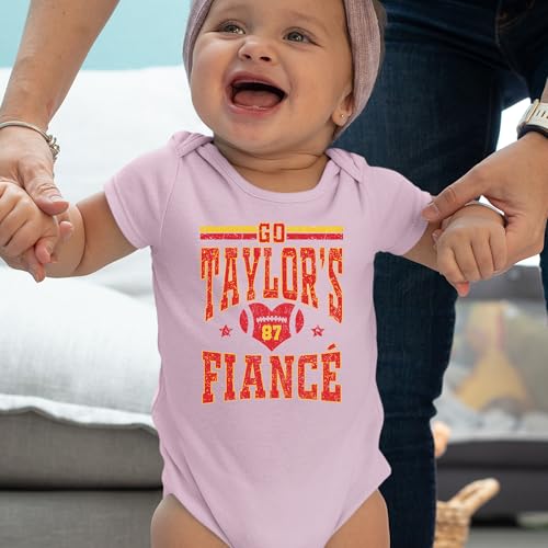 Go Taylor's Fiancé Engagement Game Day Infant One-Piece Bodysuit, Soft Cotton2
