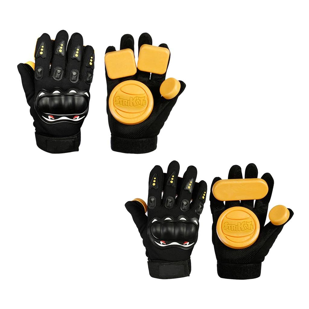 1 Paire de Gants de Longboard 4,33 Pouces Slider Gants de Patinage Garde de Sécurité