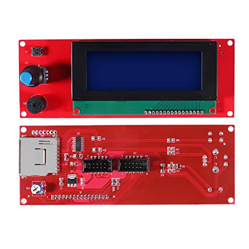 AITRIP LCD 2004 LCD Screen Smart Display Screen Controller Module with Cable for RAMPS 1.4 Compatible with Arduino Mega Pololu Shield for Reprap 3D Printer Kit Accessory - Thumbnail 3