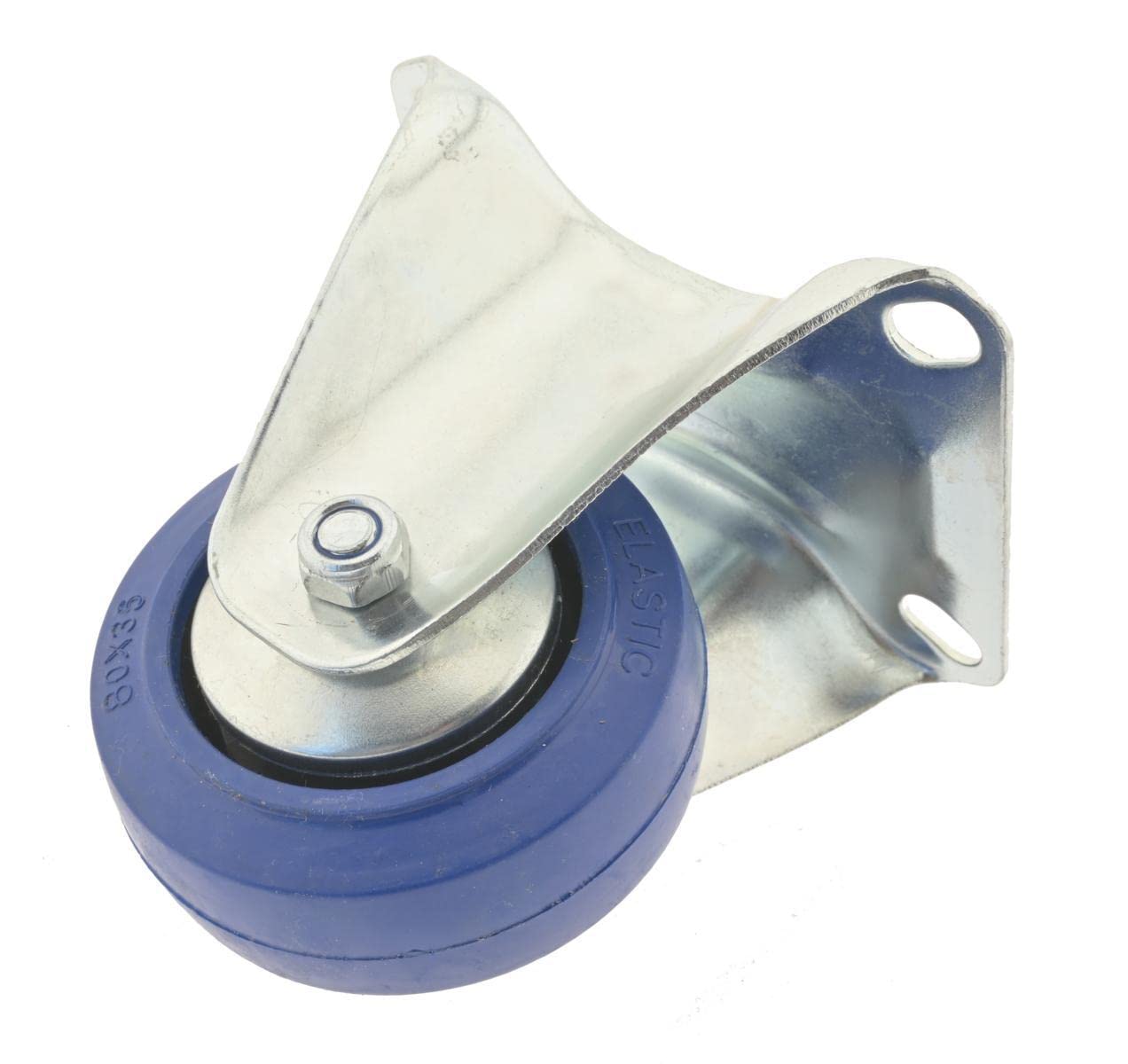 Transportrolle Elastik-Vollgummirolle, 160mm Ø,Bockrolle