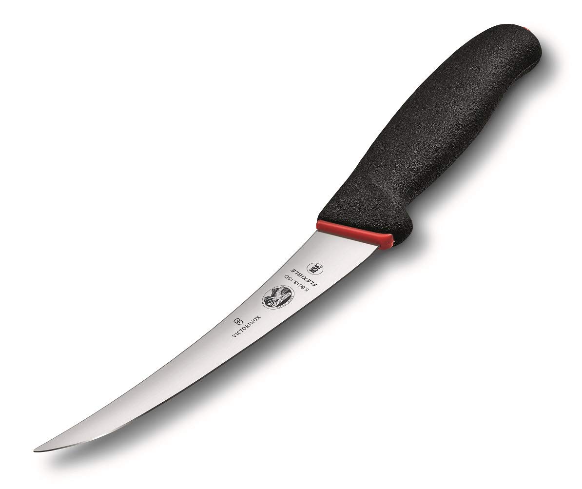 Victorinox Dual Grip 6" Boning Knife, Curved, Flexible Narrow Blade, Black Handle — Amazon image 2