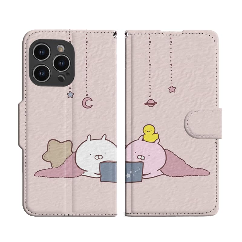 Amazon.co.jp: うさまる スマホ ケース iphone14proケース 手帳型