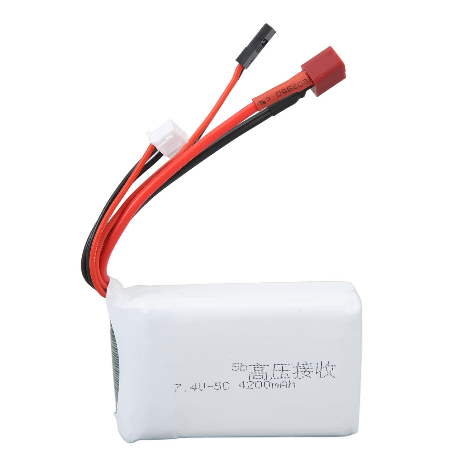 RC 7.4V 4200mAh Bateria litowa Lekka ochrona przed przeładowaniem Wtyczka T Baterie RC Do zabawek RC Wysoka wydajność Trwałe Długotrwałe Zasilanie Do Samochodów Zdalnie