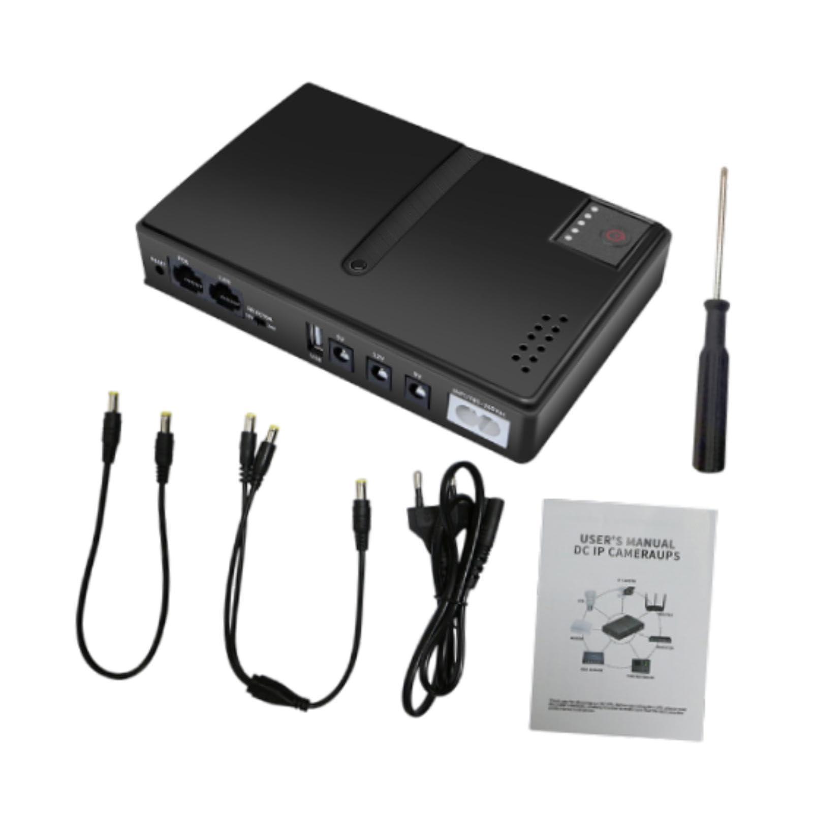 Mini Ups Dual Output Ports Professional Multipurpose for Home Routers Camera|Computers/Tablets & Networking | Power Protection, Distribution | Uninterruptible Power Supplies-picture-15