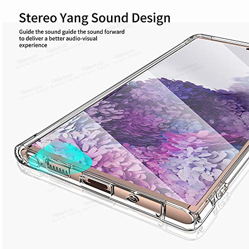 Image of REALCASE TPU; Plastic Samsung Note 20 Ultra Back Cover Case | Scratch Resistant Protective Crystal Clear Transparent Shock Proof Bumper Back Cover Case for Samsung Galaxy Note 20 Ultra 5G