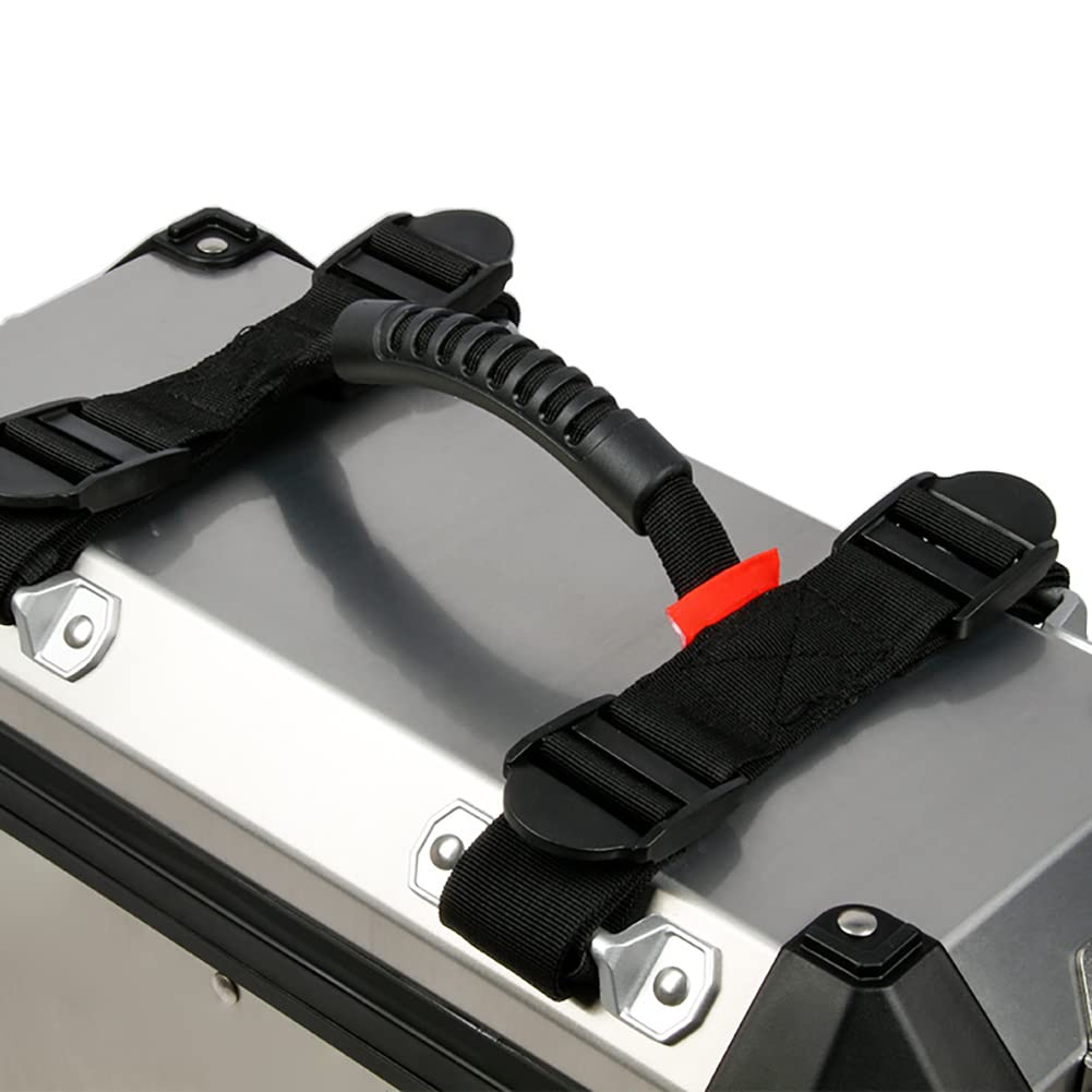 iSpchen Maniglia Della Scatola Laterale Della Moto,Maniglia Per Valigia Per Moto Regolabili Maniglia Laterale Per Scatola Laterale Maniglia Per Il Trasporto Capacità Di Carico: 20 Kg/44 Libbre
