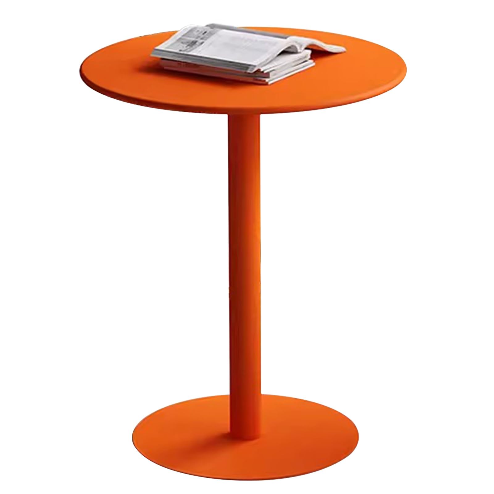Table basse ronde 48x56 cm avec pieds en métal pour cuisine