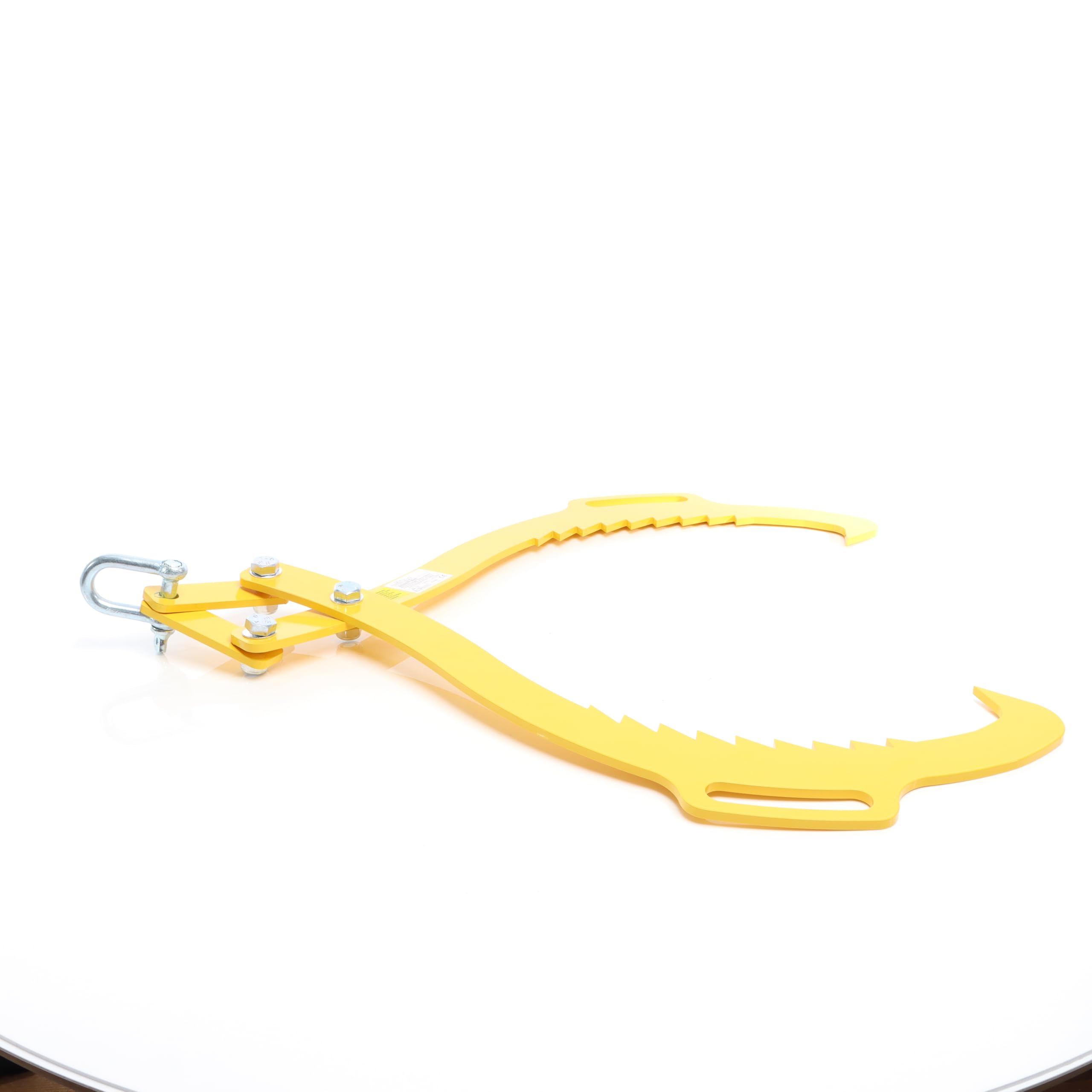 XPOtool Grappin forestier pour Troncs – Ouverture 520 mm – Force 1000 kg – Pince de levage avec 2 Mandrins de serrage