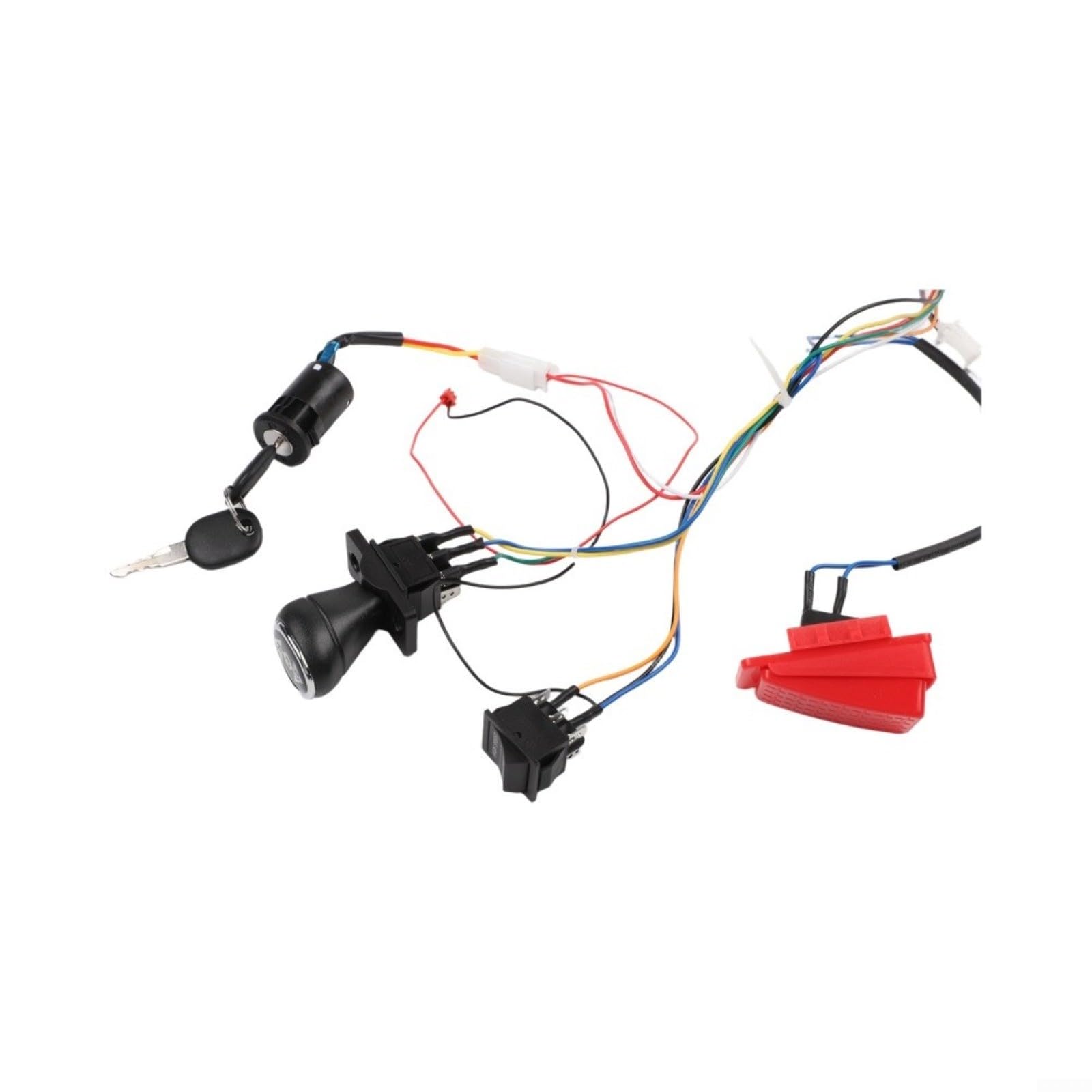 12V Kabelbaum Schalter Set Für Kinder Elektroauto, RX19 2,4G Fernbedienung Und Empfänger, DIY Umrüstkit Mit Pedal Und Überlastschutz Für Aufsitzauto Und Spielzeugauto