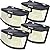 Aootek New Solar Motion Sensor Lights 120 LEDs with Lights Reflector,270° Wide Angle, IP65 Waterproof, Step Lights for Front Door, Yard, Garage, Deck (4 Pack)