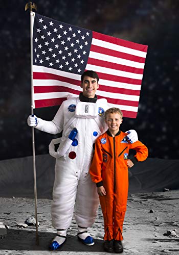 Disfraz de Astronauta para Niños, Mono Naranja en Poliéster miniatura 6