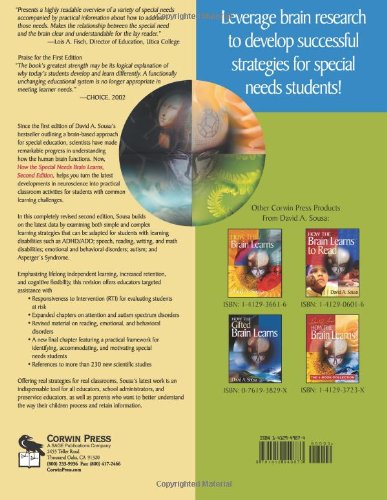 Corwin 9781412949873 How The Special Needs Brain Learns thumb #1