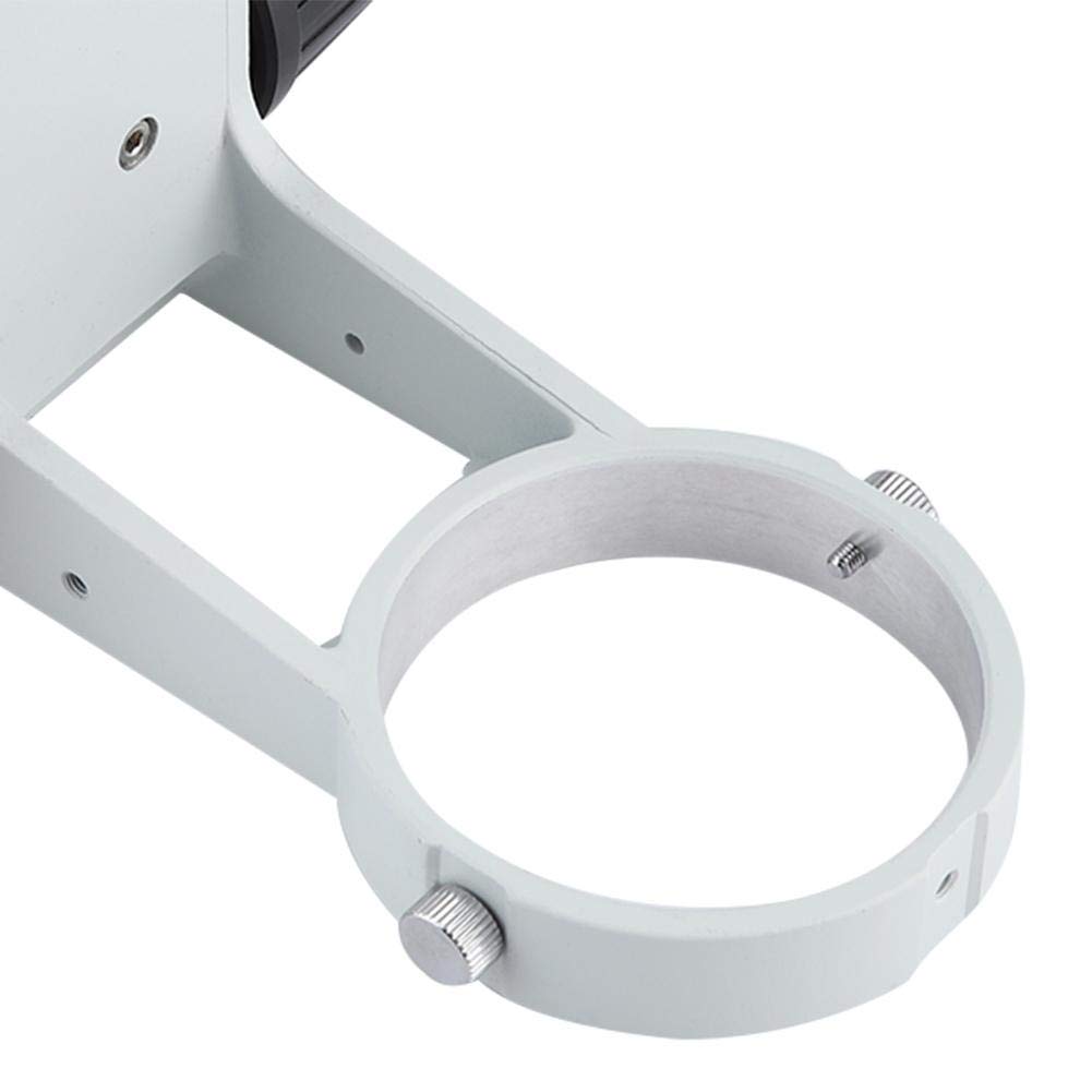 Soporte enfocado para microscopio, diámetro del soporte para microscopio estéreo Soporte de enfoque de 76 mm con