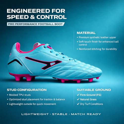 Image of Anza Pro Durable Material and Comfertable Football Boot for Men&Women, Light Weight Football Shoes,