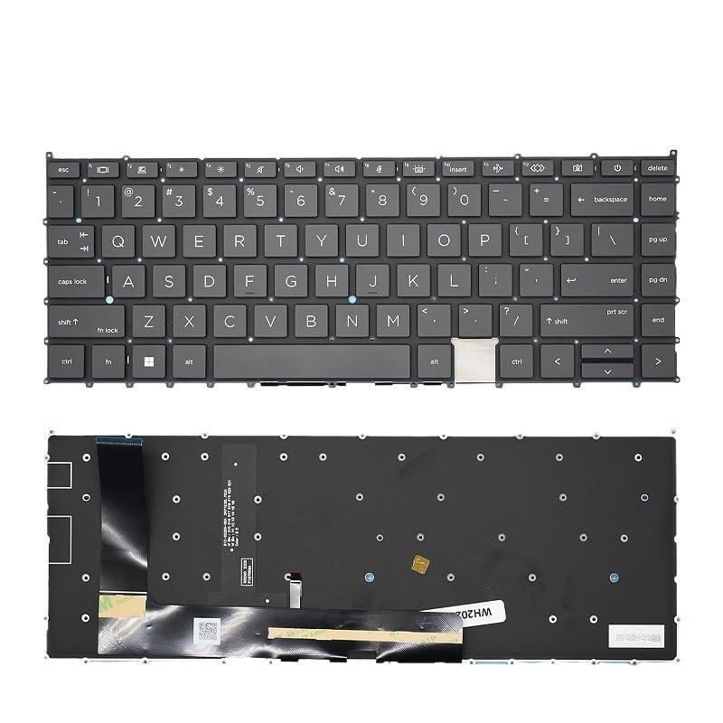 Clavier Russe Rétroéclairé pour HP EliteBook 1040 G7 G8 Touches Silencieuses